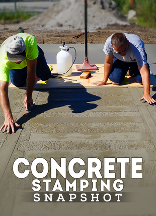 Concrete Stamping Snapshot