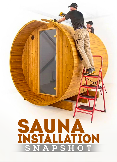 Sauna Installation Snapshot